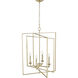Nellis 4 Light 26 inch Modern Gold Indoor Pendant Ceiling Light
